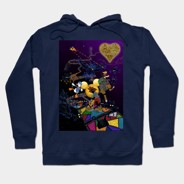 Kingdom Hearts - Deadly Dreaming Hoodie by SammyHill